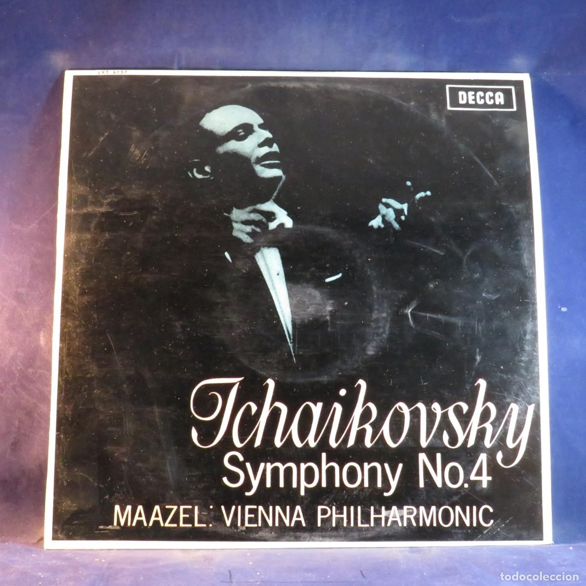 Discos de vinilo: TCHAIKOVSKY, LORIN MAAZEL: VIENNA PHILHARMONIC &ndash; SYMPHONY NO.4 - LP