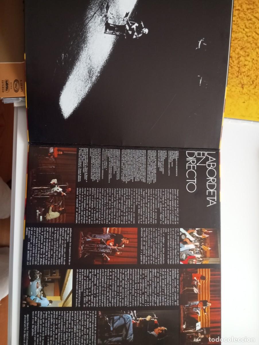 Discos de vinilo: LABORDETA EN DIRECTO, LP DE VINILO - Foto 2