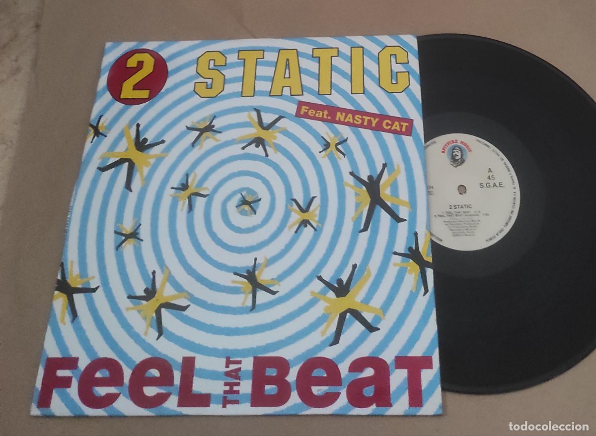 Discos de vinilo: 2 Static &ndash; Feel That Beat-MAXI-ESPA&Ntilde;A-