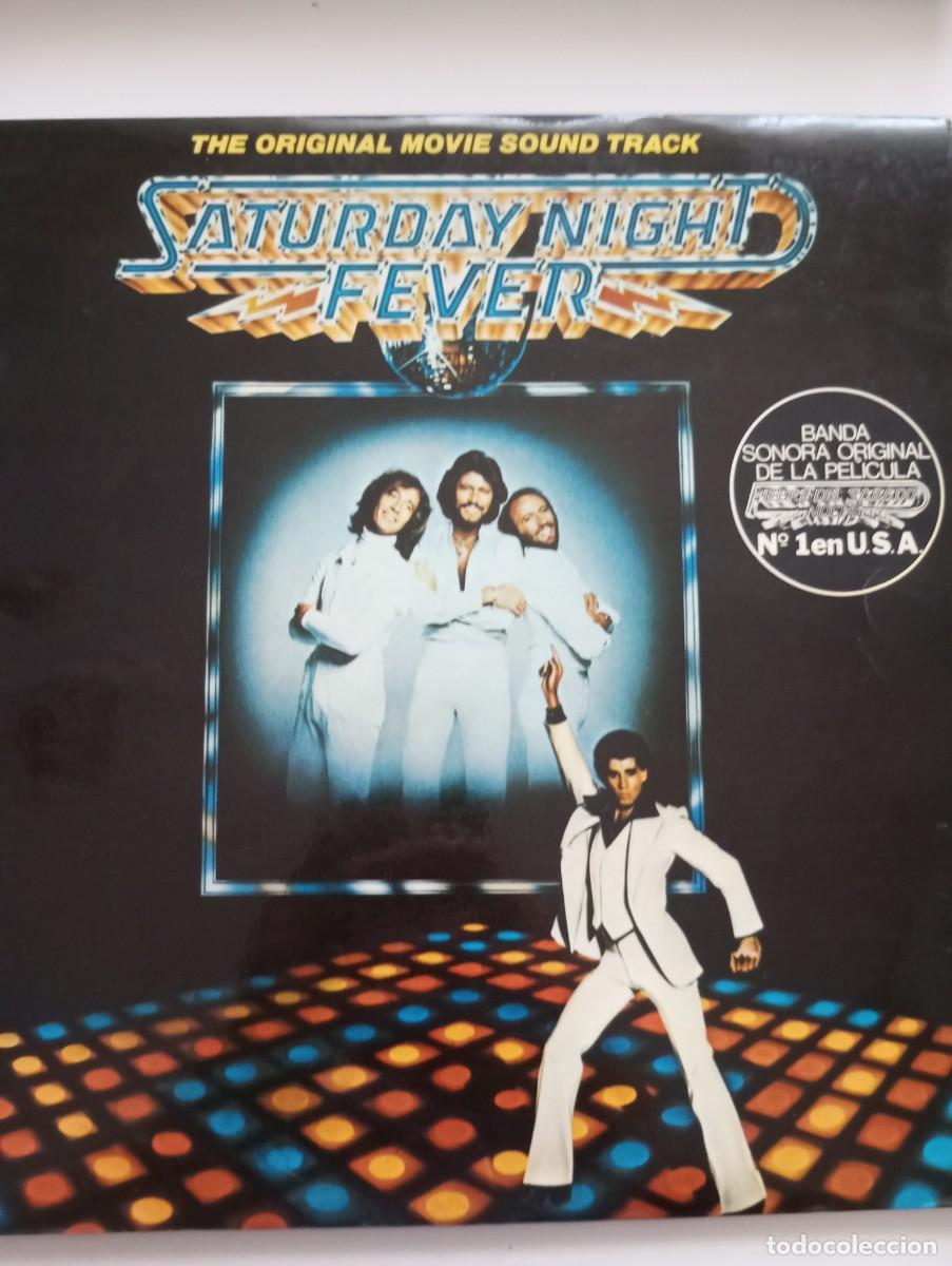 Discos de vinilo: FIEBRE DEL SABADO NOCHE ( DOS DISCOS), SATURDAY NIGHT FEVER, LP DE VINILO