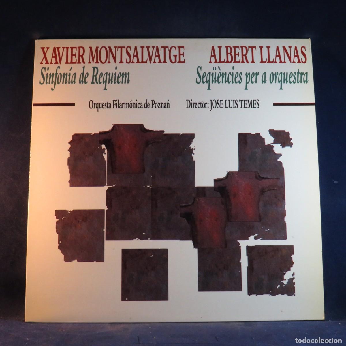 Discos de vinilo: Xavier Montsalvatge / Albert Llanas &ndash; Sinfon&iacute;a De Requiem - Seq&uuml;&eacute;ncies Per A Orquestra - LP
