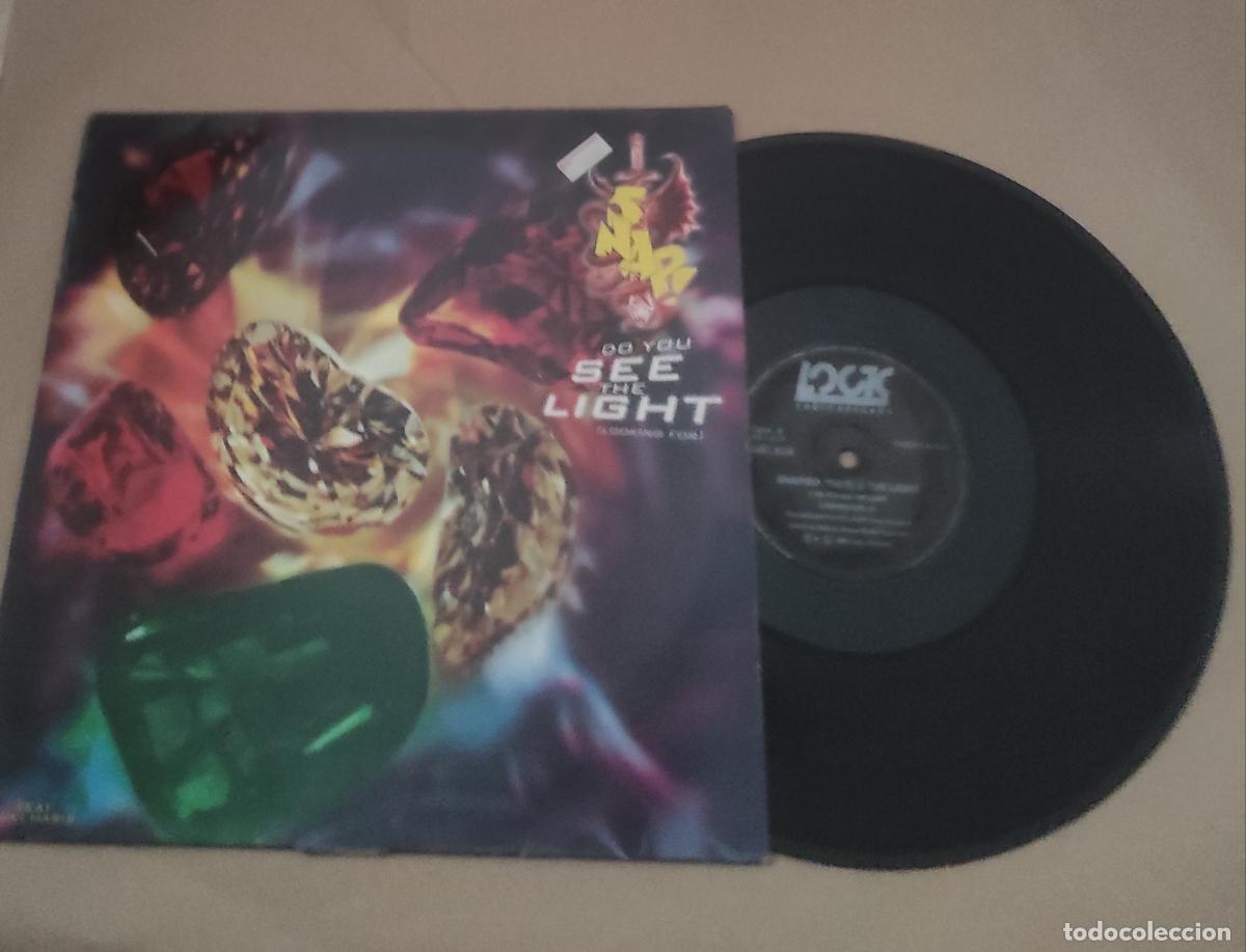 Discos de vinilo: SNAP. DO YOU SEE THE LIGHT. MAXI-ESPA&Ntilde;A-
