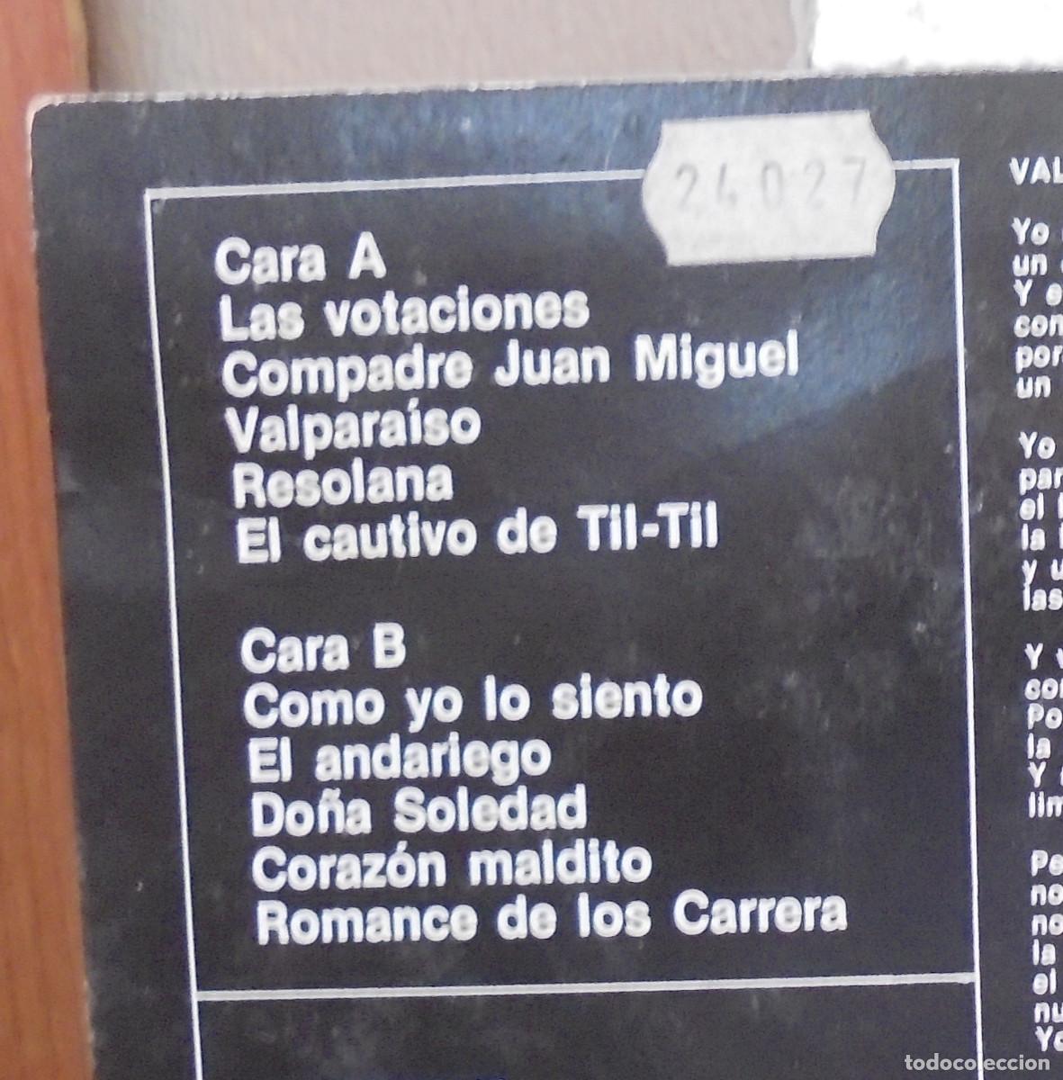 Discos de vinilo: Gabriel Salinas. Como yo lo siento. Edigsa 1976 -- LP - Foto 2