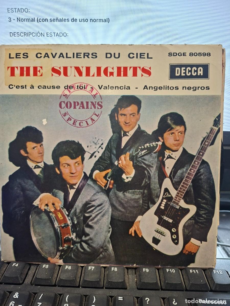 Discos de vinilo: THE SUNLIGHTS - LES CAVALIERS DU CIEL - EP DE VINILO C-72