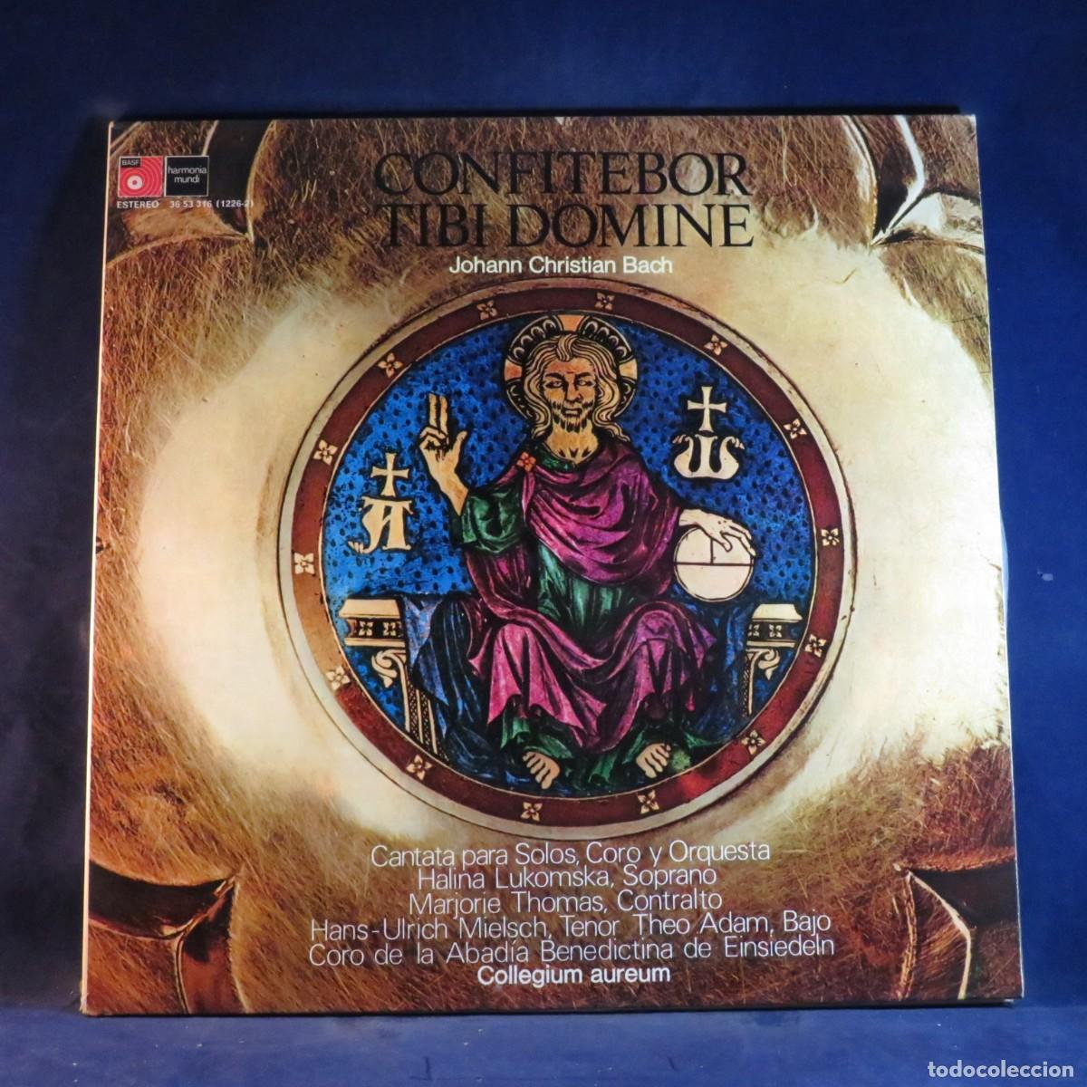 Discos de vinilo: JOHANN CHRISTIAN BACH, LUKOMSKA, THOMAS, MIELSCH - CONFITEBOR TIBI DOMINE - LP