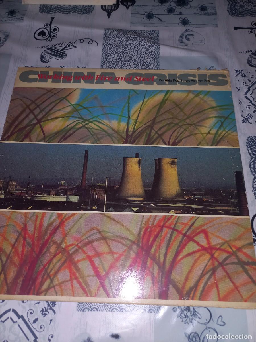 Discos de vinilo: LP - DISCO - VINILO - CHINA CRISIS - WORKING WITH FIRE AND STEEL - VIRGIN