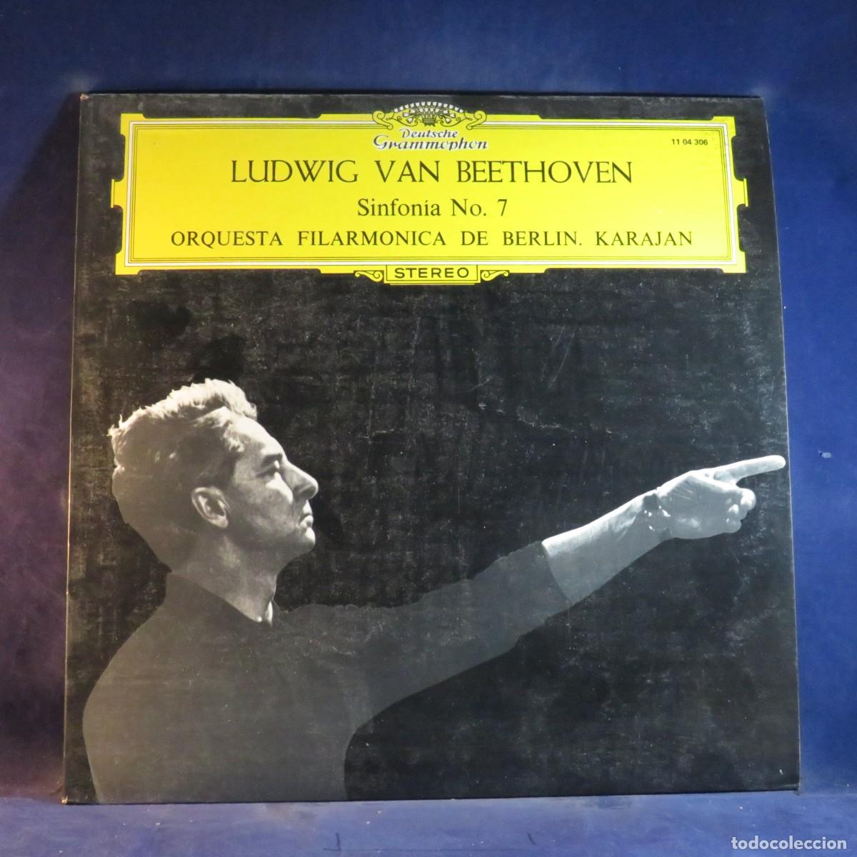 Discos de vinilo: Beethoven - Orquesta Filarm&oacute;nica de Berl&iacute;n &bull; Karajan &ndash; Sinfon&iacute;a No.5