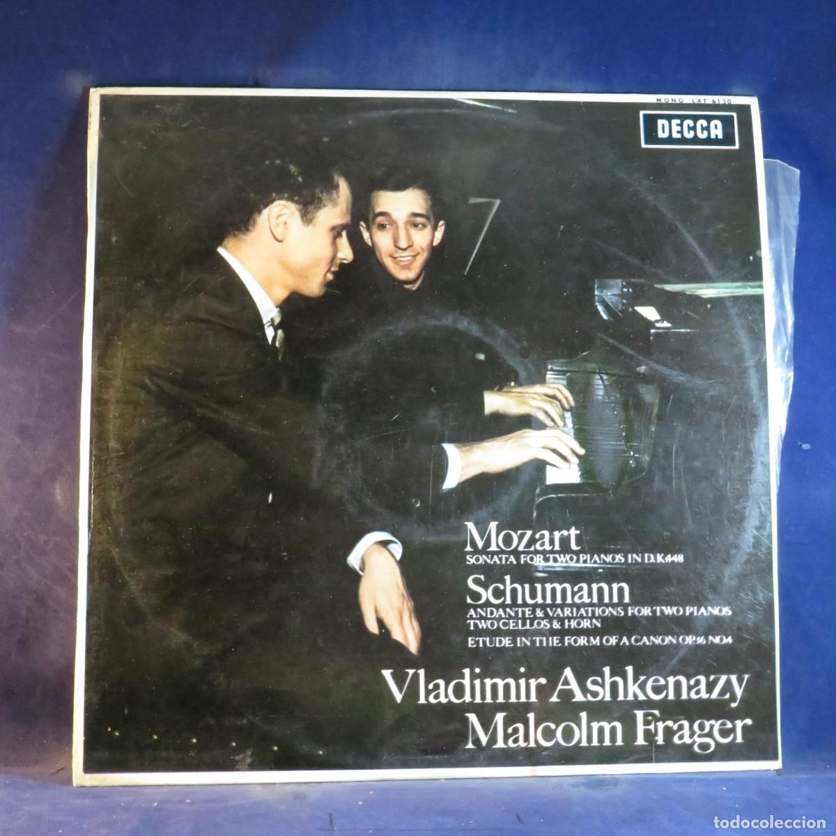 Discos de vinilo: MOZART, SCHUMANN, ASHKENAZY, FRAGER &ndash; SONATA K 448 / OP. 56, NO. 4 - LP