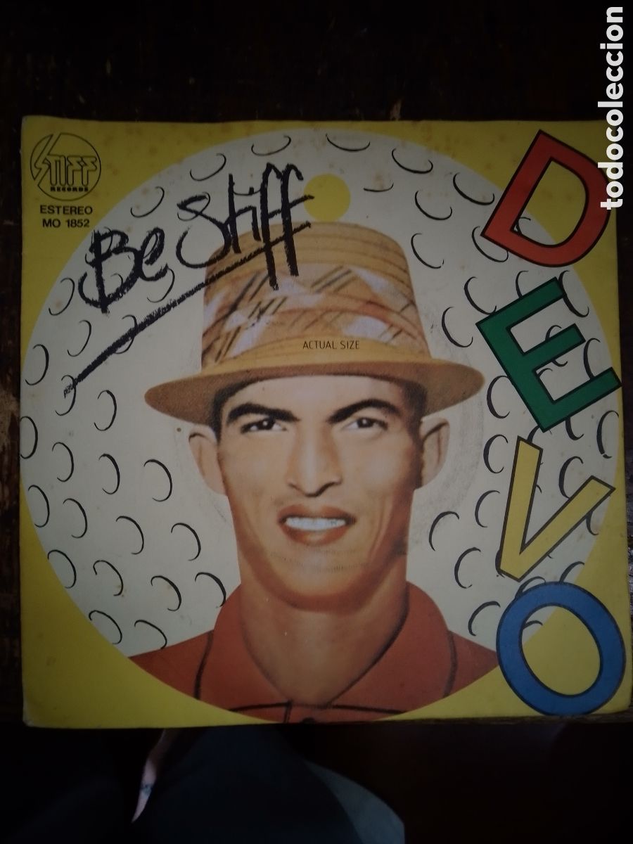 Discos de vinilo: DEVO. &rdquo;BE STIFF&rdquo; - &rdquo; SOCIAL FOOLS &rdquo;. MO 1852. STIFF RECORDS. 1979.