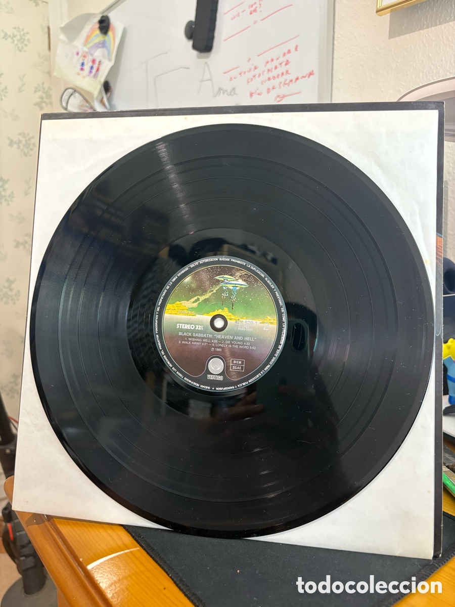 Discos de vinilo: Disco vinilo &bull; Black Sabbath - Heaven and hell - Foto 4