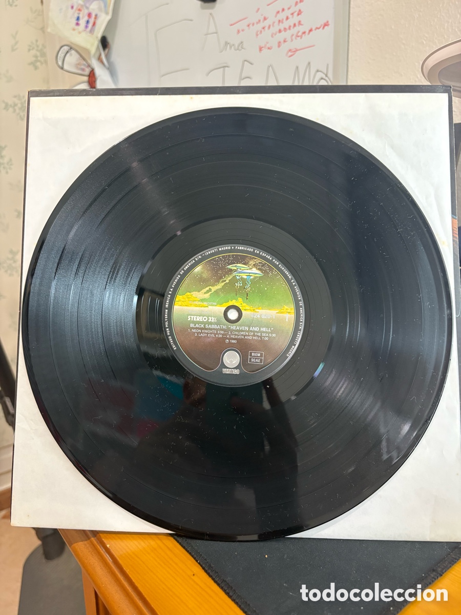 Discos de vinilo: Disco vinilo &bull; Black Sabbath - Heaven and hell - Foto 5