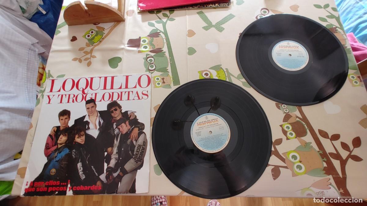 Discos de vinilo: LOQUILLO Y TROGLODITAS-LP DOBLE-CANTO ROZADOS
