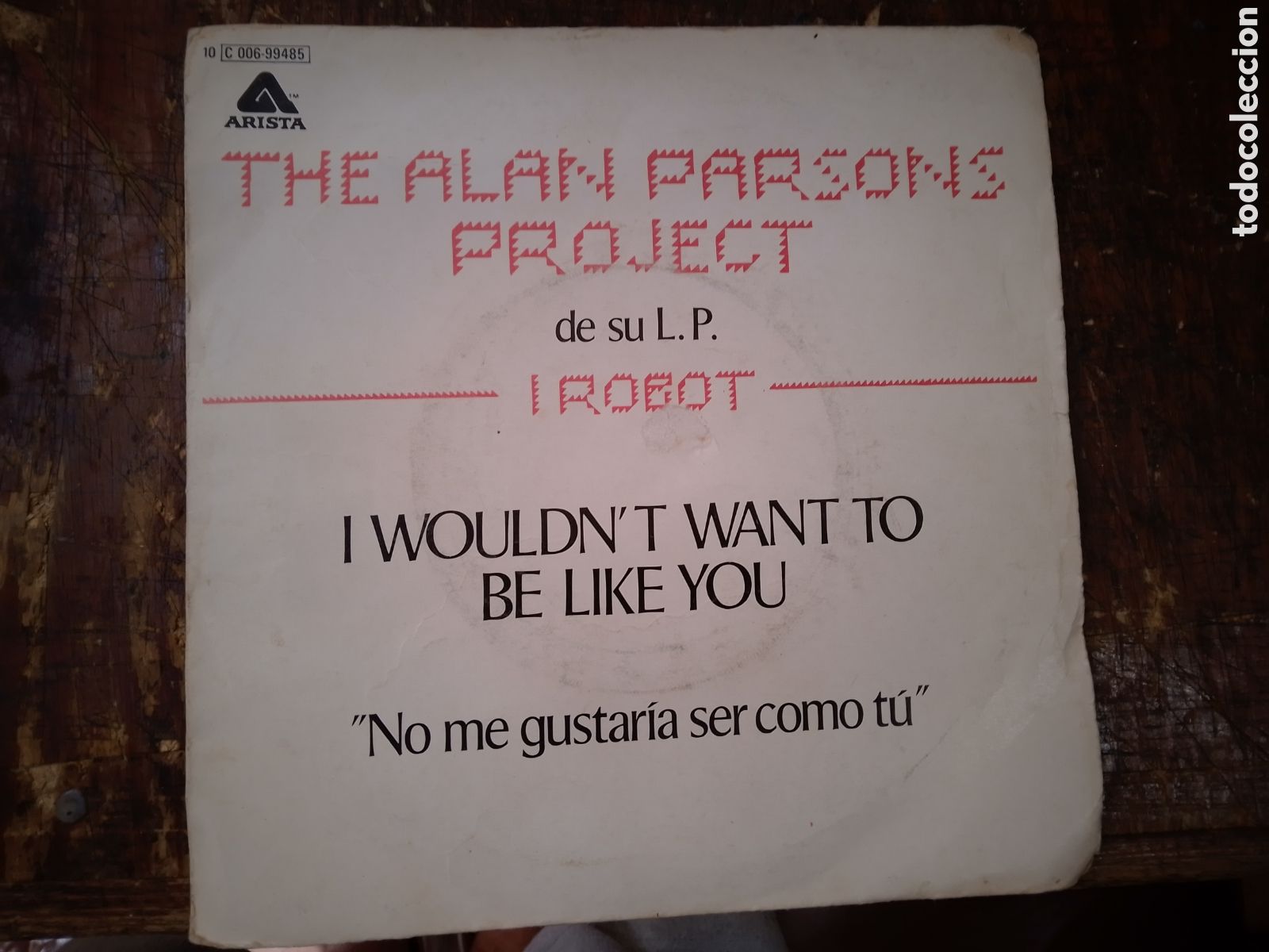 Discos de vinilo: THE ALAN PARSONS PROJECT. I WOULDN'T WANT TO BE LIKE YOU. ARISTA. SE 1801. 1977