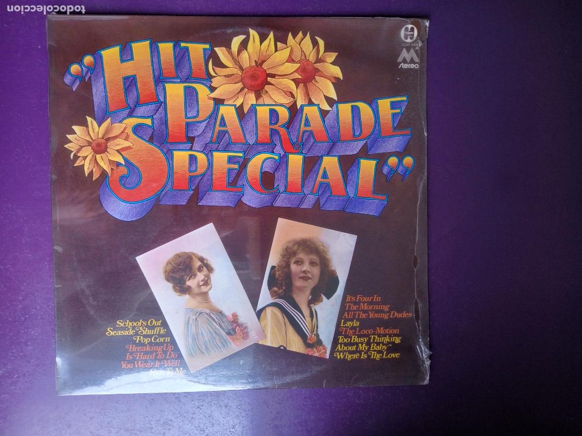 Discos de vinilo: Hit Parade Special - LP MAYO 197? - VERSIONES ESTUDIO DE ALICE COOPER, BEE GEES, ROD STEWART, ETC