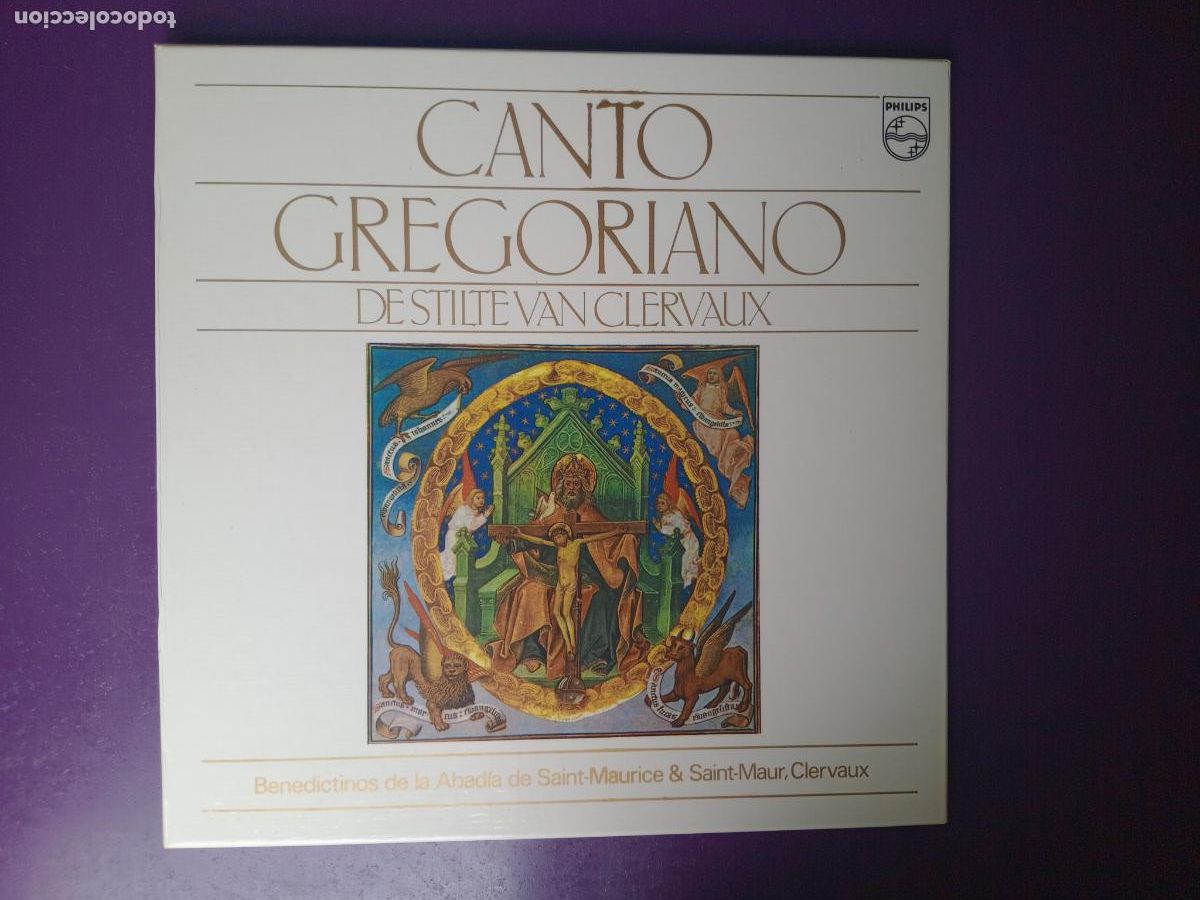 Discos de vinilo: Canto Gregoriano - BENEDICTINOS ABADIA Stilte van Clervaux - CAJA 2 LP PHILIPS 1981 CLASICA RELIGION