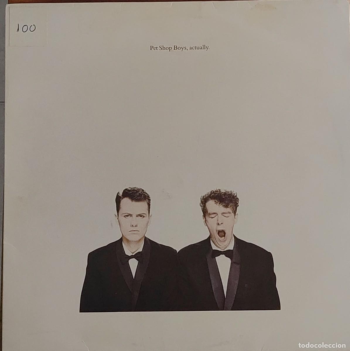 Discos de vinilo: Pet Shop Boys actually LP Vinilo 1987 EMI 74 6972 1 Espana