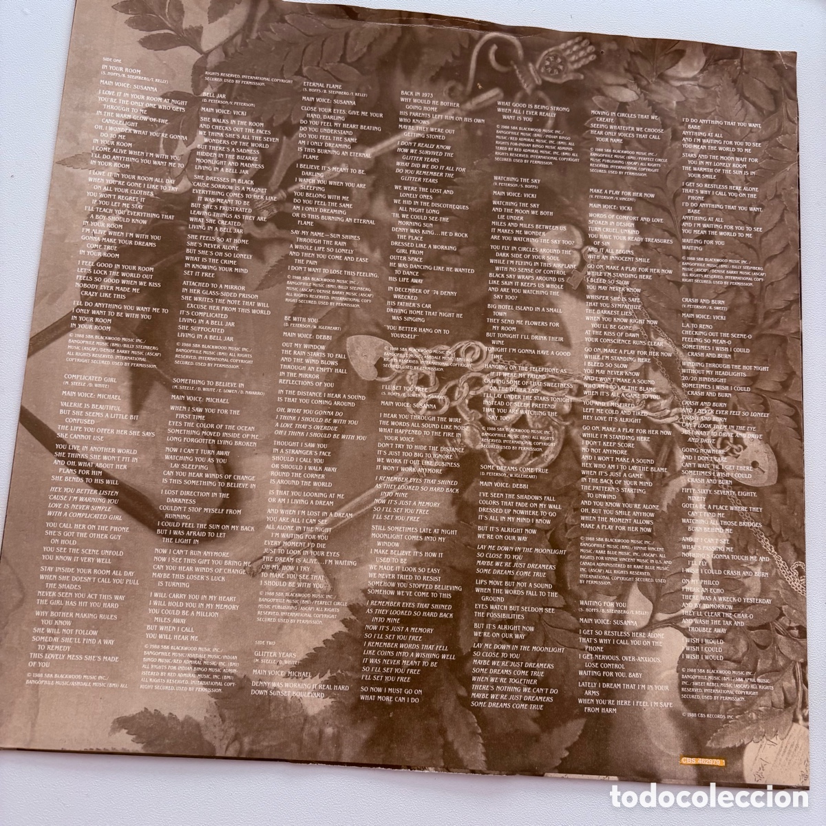 Discos de vinilo: lp Bangles &lrm;&ndash; Everything edicion espa&ntilde;ola de 1988 - Foto 3