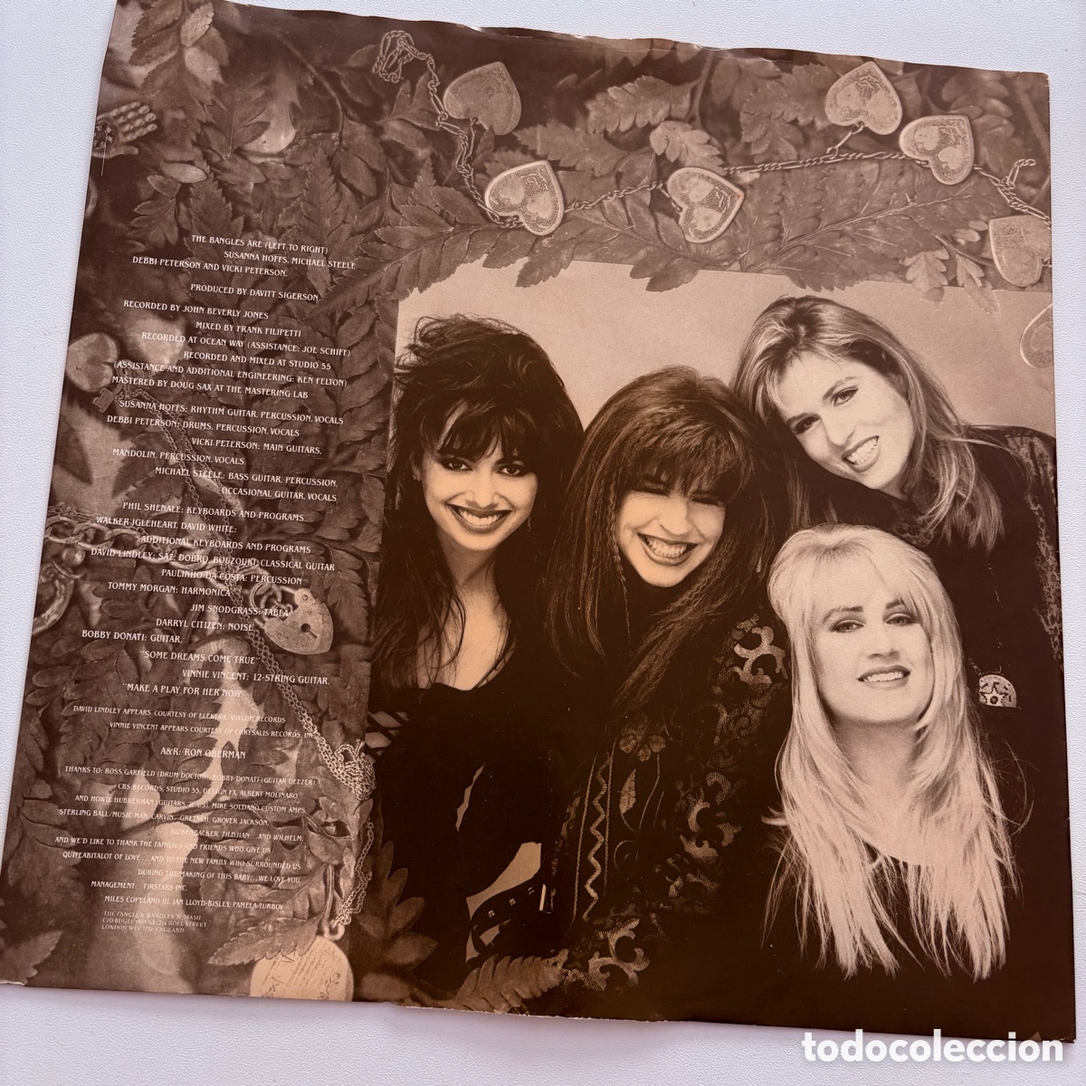 Discos de vinilo: lp Bangles &lrm;&ndash; Everything edicion espa&ntilde;ola de 1988 - Foto 4