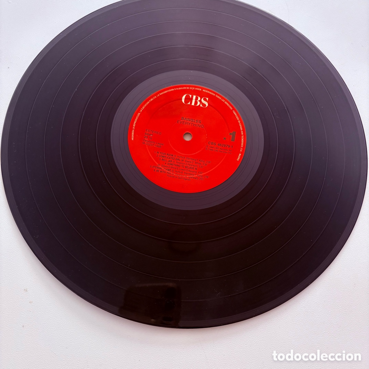 Discos de vinilo: lp Bangles &lrm;&ndash; Everything edicion espa&ntilde;ola de 1988 - Foto 5