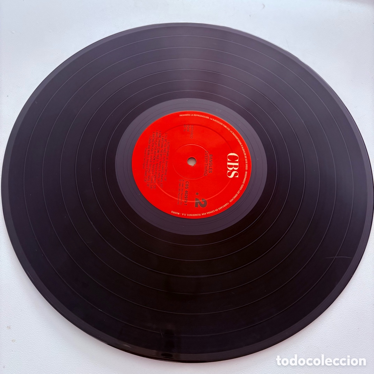 Discos de vinilo: lp Bangles &lrm;&ndash; Everything edicion espa&ntilde;ola de 1988 - Foto 6
