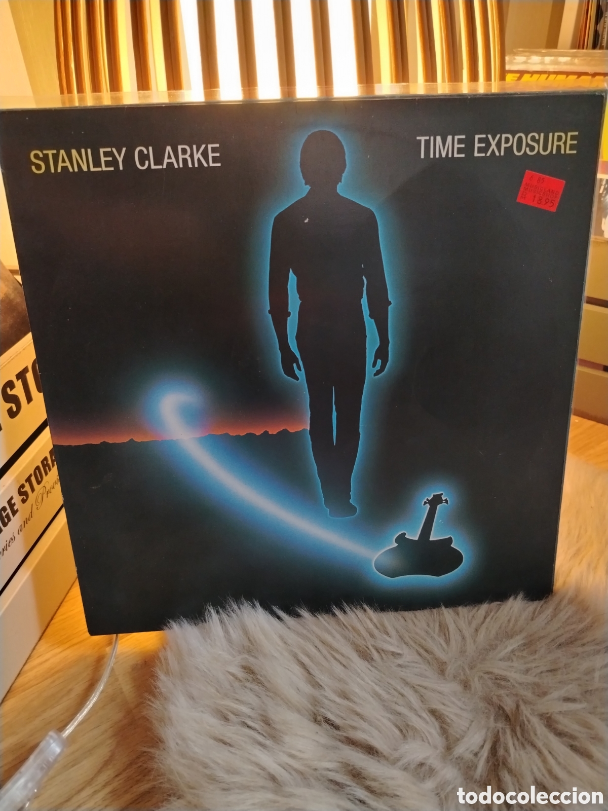 Discos de vinilo: STANLEY CLARKE - Tom&eacute; Exposure (Holanda, 1984) Jazz Fusi&oacute;n