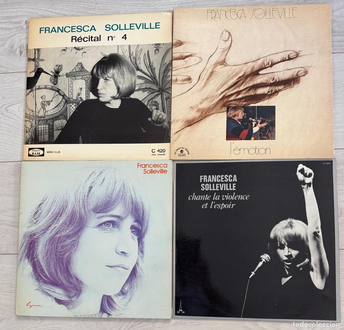 Discos de vinil: francesca solleville 4 lp