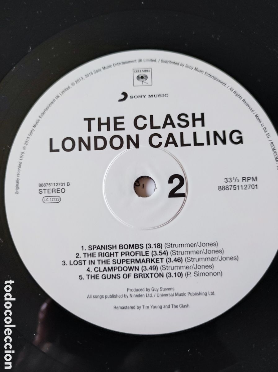 Discos de vinilo: THE CLASH - LONDON CALLING - Foto 6