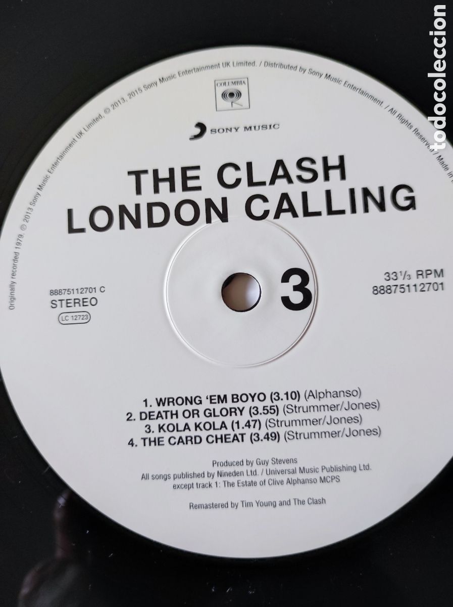 Discos de vinilo: THE CLASH - LONDON CALLING - Foto 9