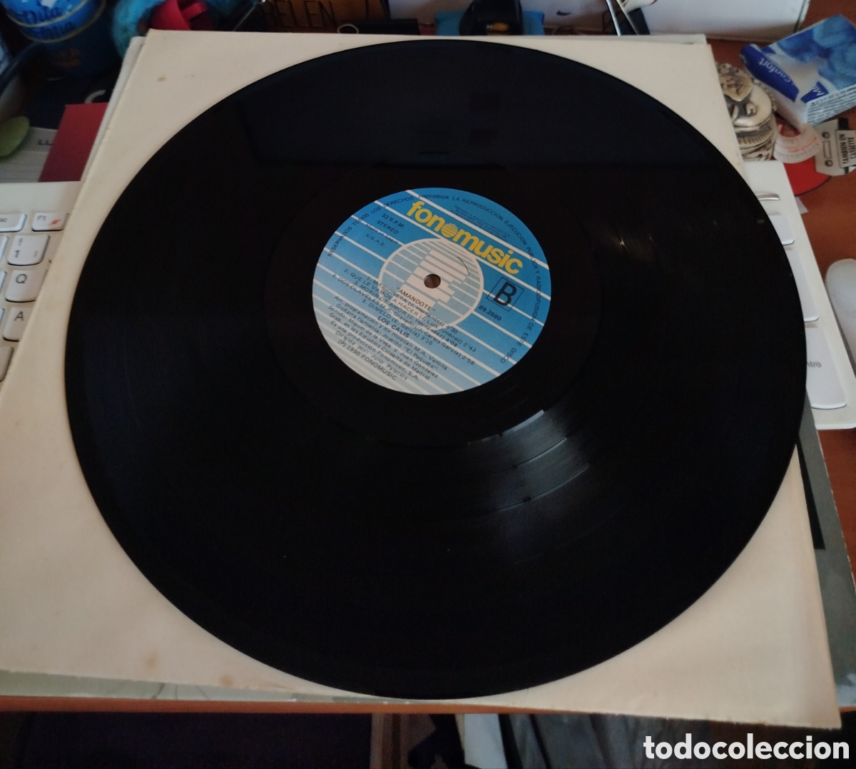 Discos de vinilo: Los Calis - Am&aacute;ndote - Foto 2