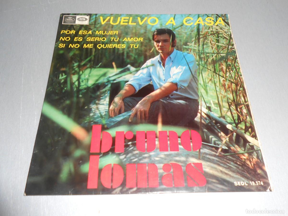 Discos de vinilo: BRUNO LOMAS, EP, VUELVO A CASA + 3, A&Ntilde;O 1968, REGAL SEDL 19.574