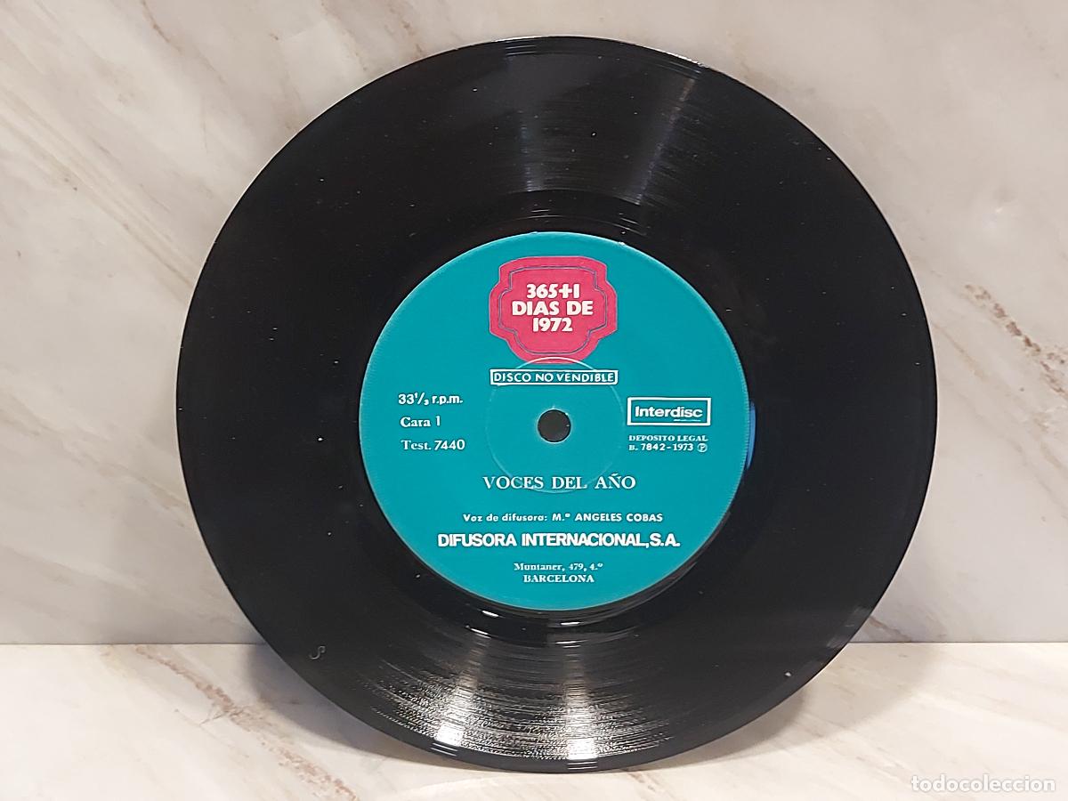 Discos de vinilo: 365+1 D&Iacute;AS DE 1972 | VOCES DEL A&Ntilde;O / CANCIONES 1972 | 33⅓ RPM PROMO | LUJO ****