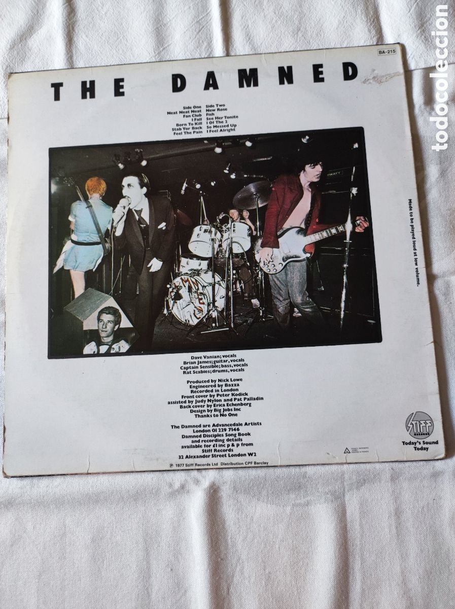 Discos de vinilo: THE DAMNED - DAMNED DAMNED DAMNED - Foto 2