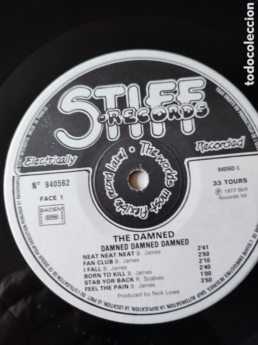 Discos de vinilo: THE DAMNED - DAMNED DAMNED DAMNED - Foto 3