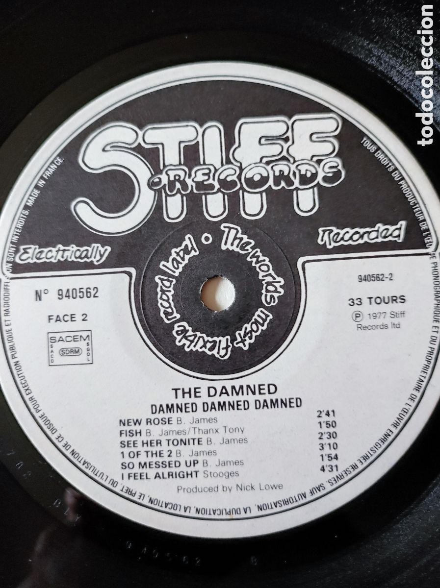 Discos de vinilo: THE DAMNED - DAMNED DAMNED DAMNED - Foto 4