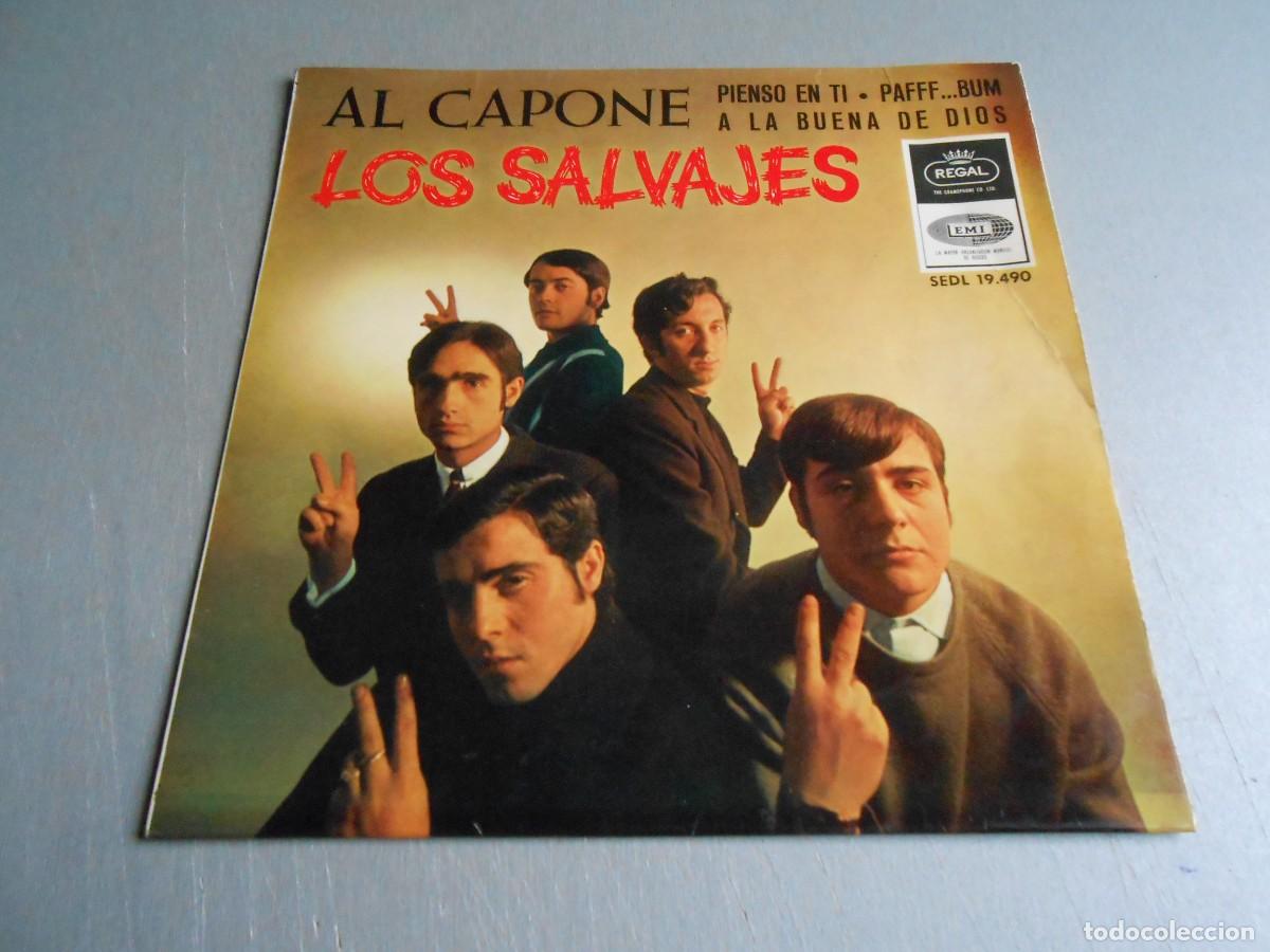Discos de vinilo: SALVAJES, LOS, EP, AL CAPONE + 3, A&Ntilde;O 1966, REGAL SEDL 19.490