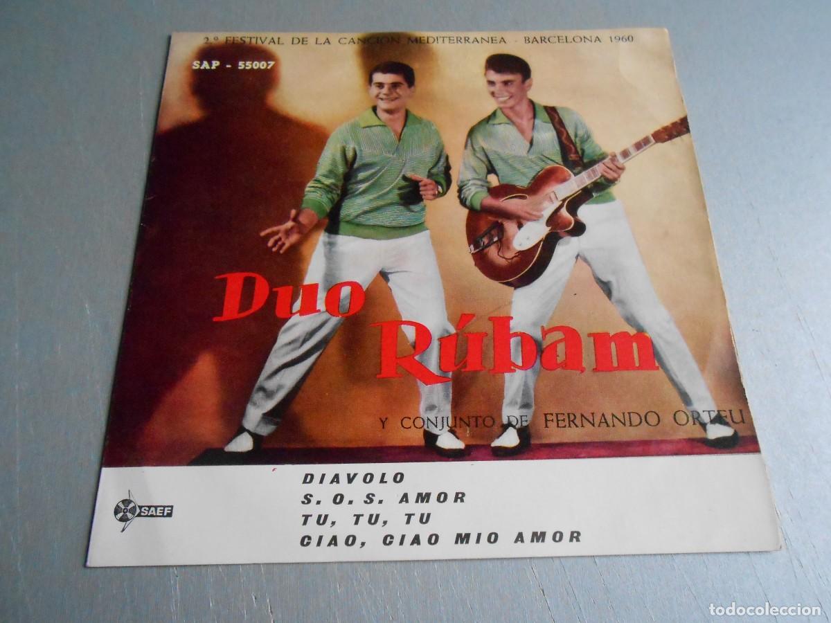 Discos de vinilo: DUO RUBAM y Conjunto de Fernando Orteu, EP, DIAVOLO + 3, A&Ntilde;O 1960, SAEF, SAP 55.007