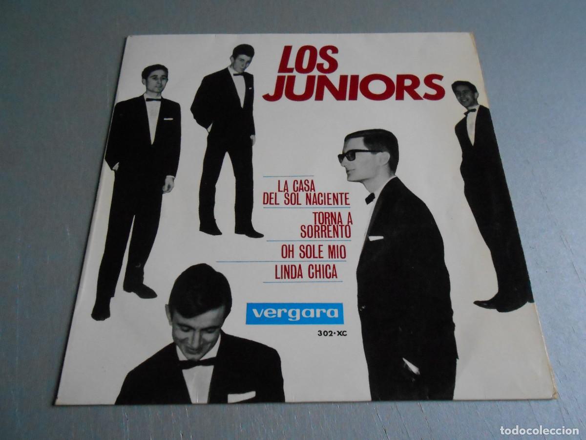 Discos de vinilo: JUNIORS, LOS, EP, LA CASA DEL SOL NACIENTE + 3, A&Ntilde;O 1965, VERGARA 302-XC