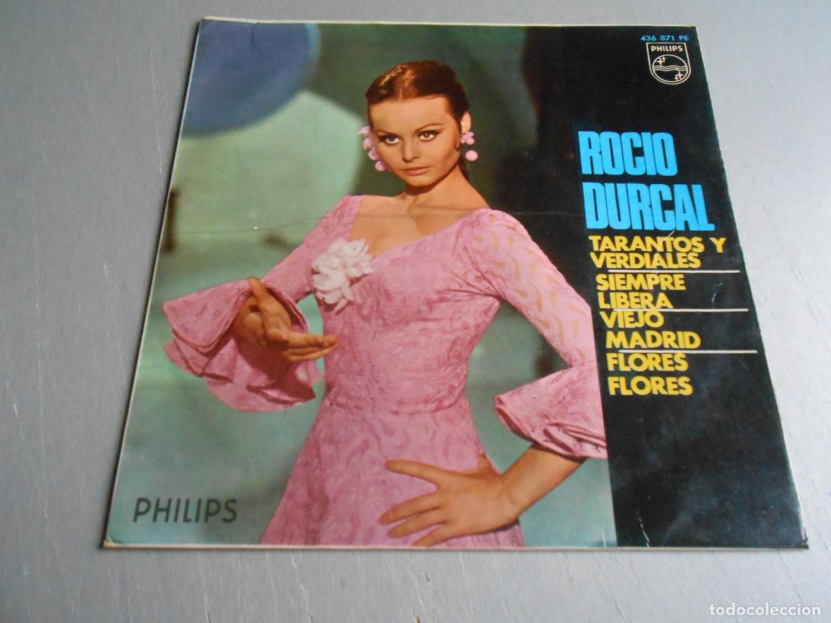 Discos de vinilo: ROCIO DURCAL, EP, TARANTOS Y VERDIALES + 3, A&Ntilde;O 1967, PHILIPS 436.871 PE