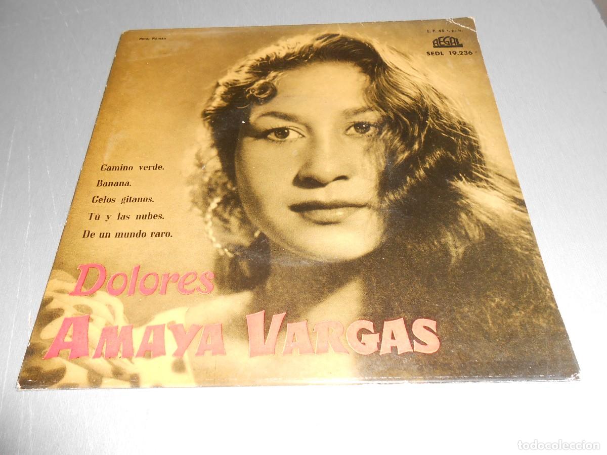 Discos de vinilo: DOLORES AMAYA VARGAS, EP, CAMINO VERDE + 3, A&Ntilde;O 1959, REGAL, SEDL 19.236
