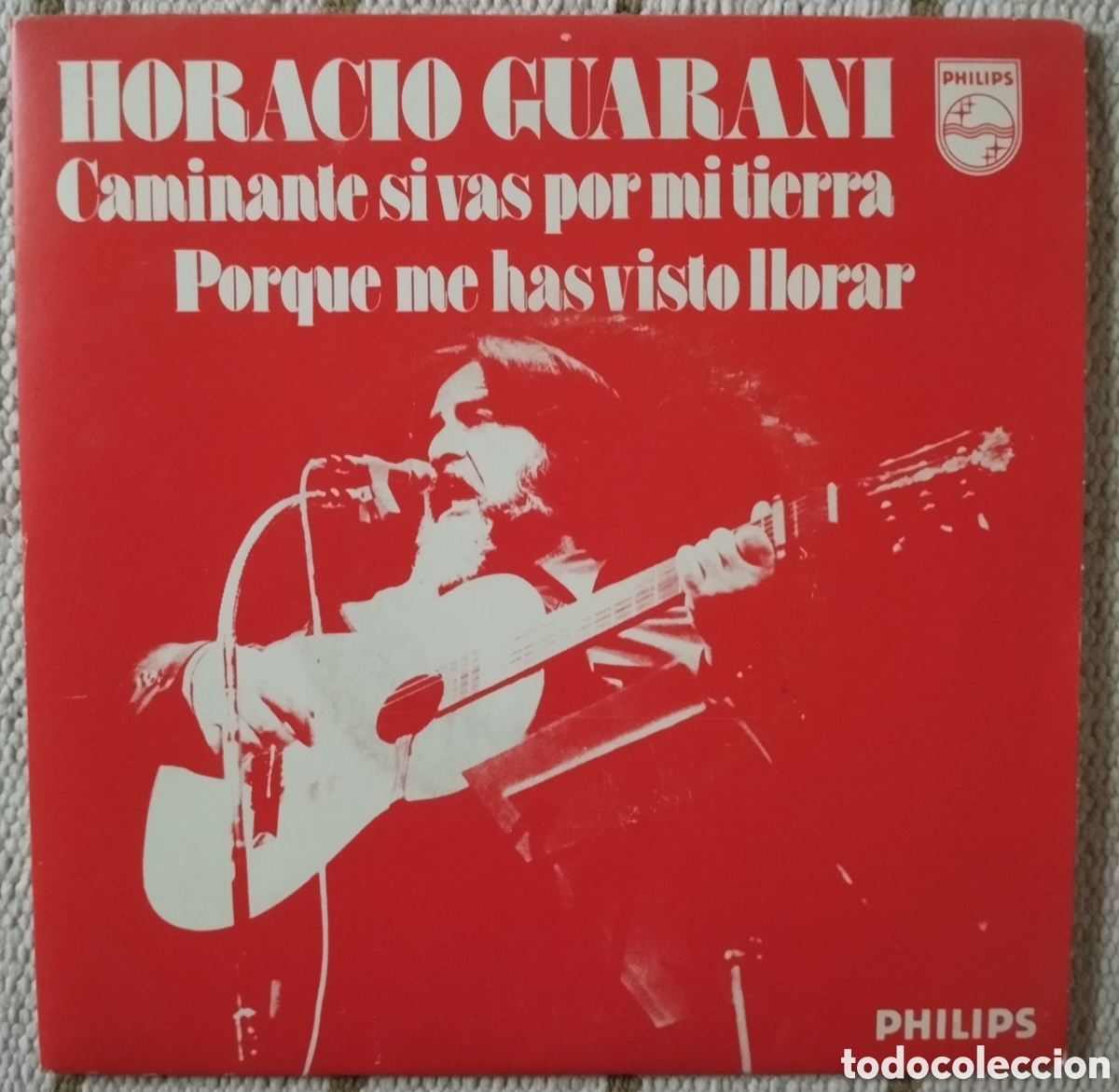 Discos de vinilo: Horacio Guarani - Caminante si vas por mi Tierra - single