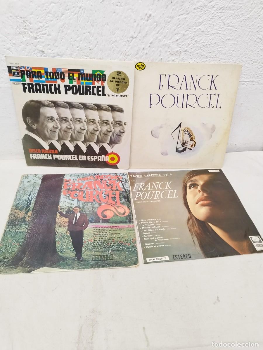 Discos de vinilo: Lote de 4 lps de Franck Pourcel.