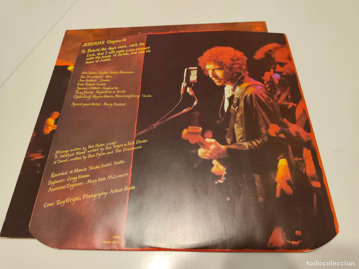Discos de vinilo: Bob Dylan &ndash; Saved- (1980) LP disco vinilo - Foto 5