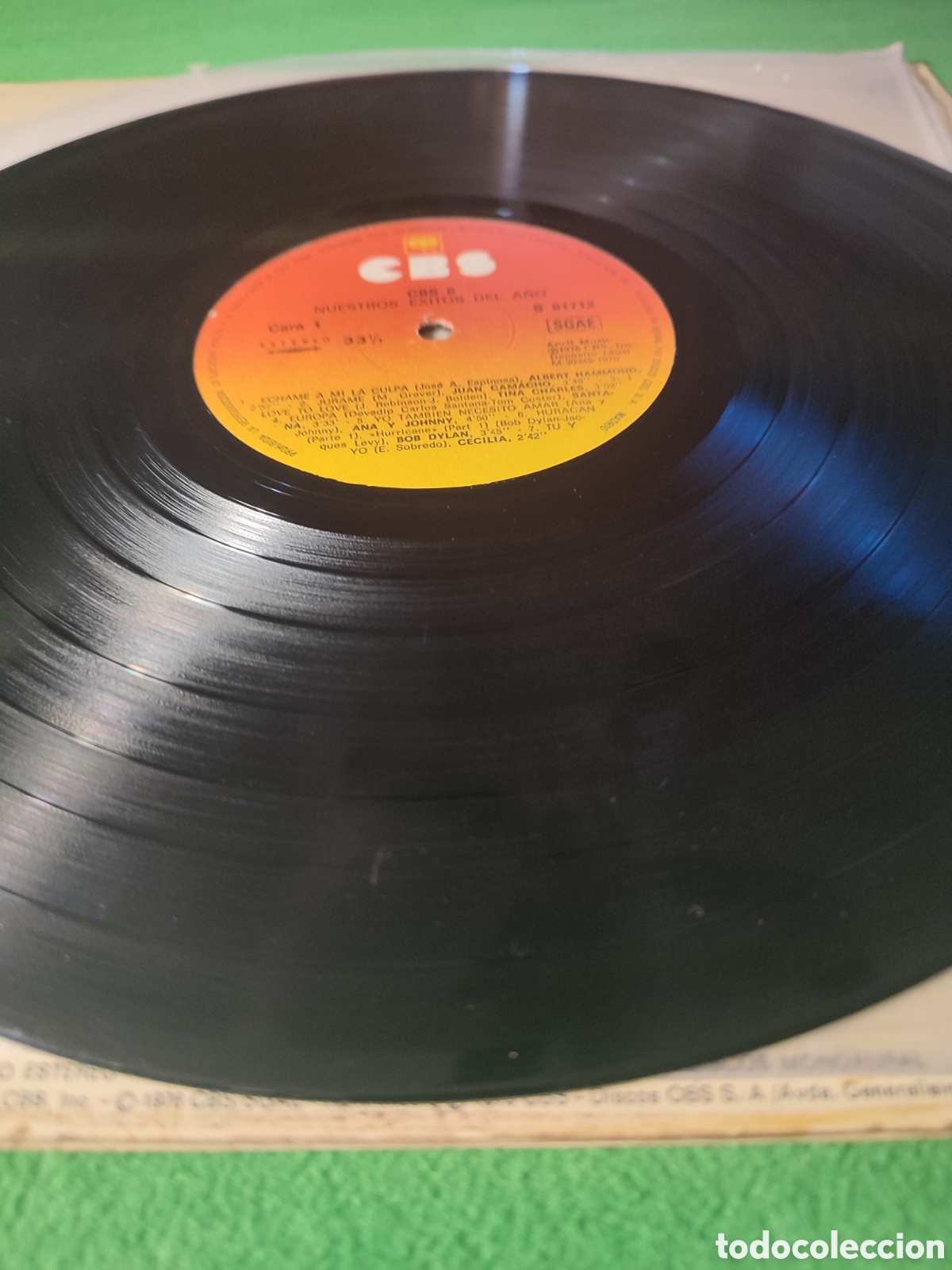 Discos de vinilo: CBS 6 Nuestros &eacute;xitos del a&ntilde;o - Varios - Foto 3