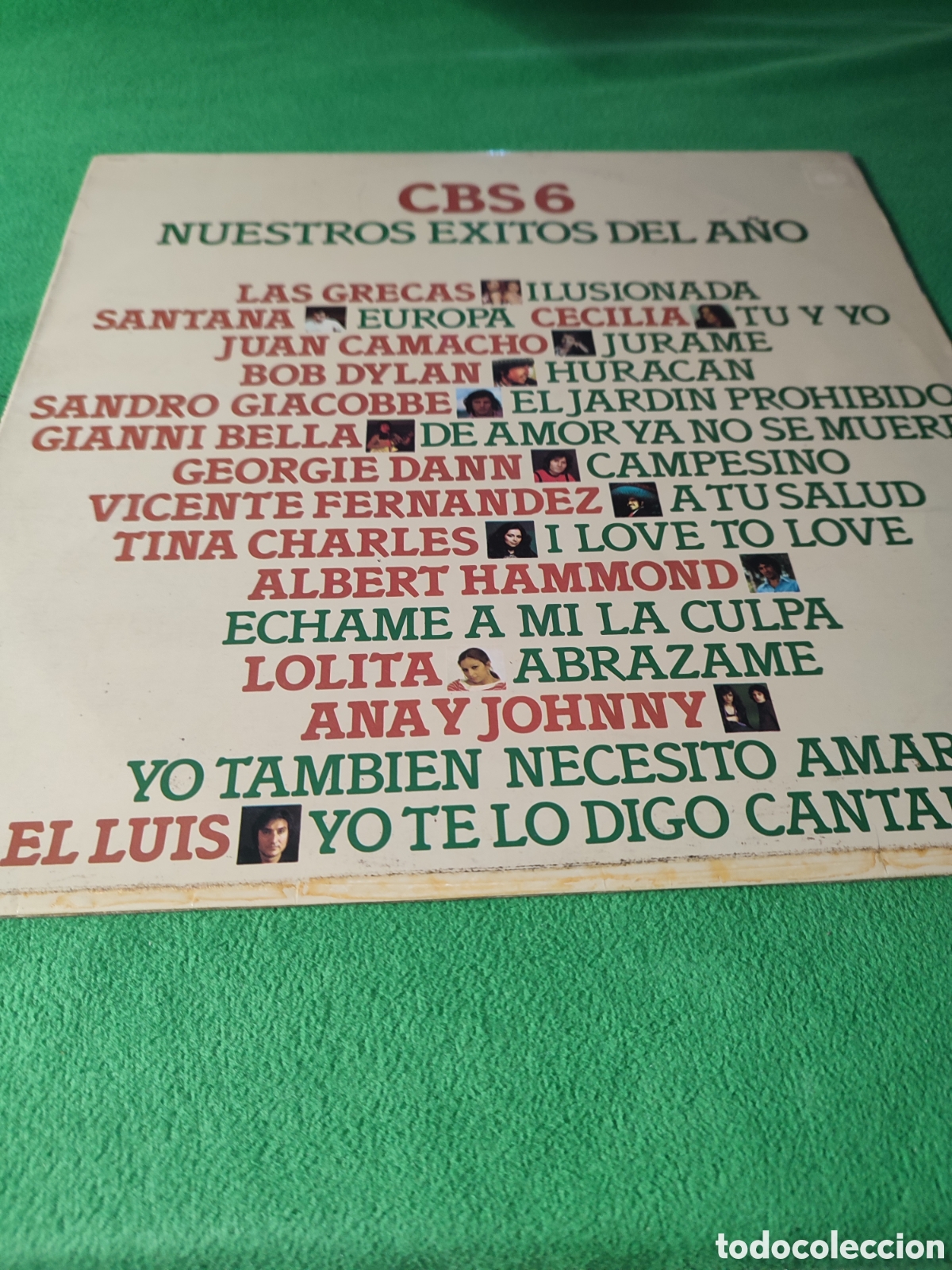 Discos de vinilo: CBS 6 Nuestros &eacute;xitos del a&ntilde;o - Varios