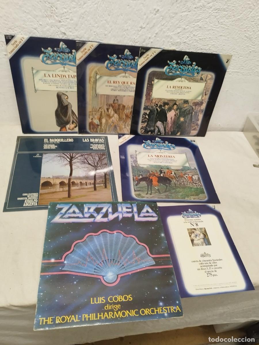 Discos de vinilo: Lote 6 Discos Vinilo LP - Colecci&oacute;n La Zarzuela + Luis Cobos.