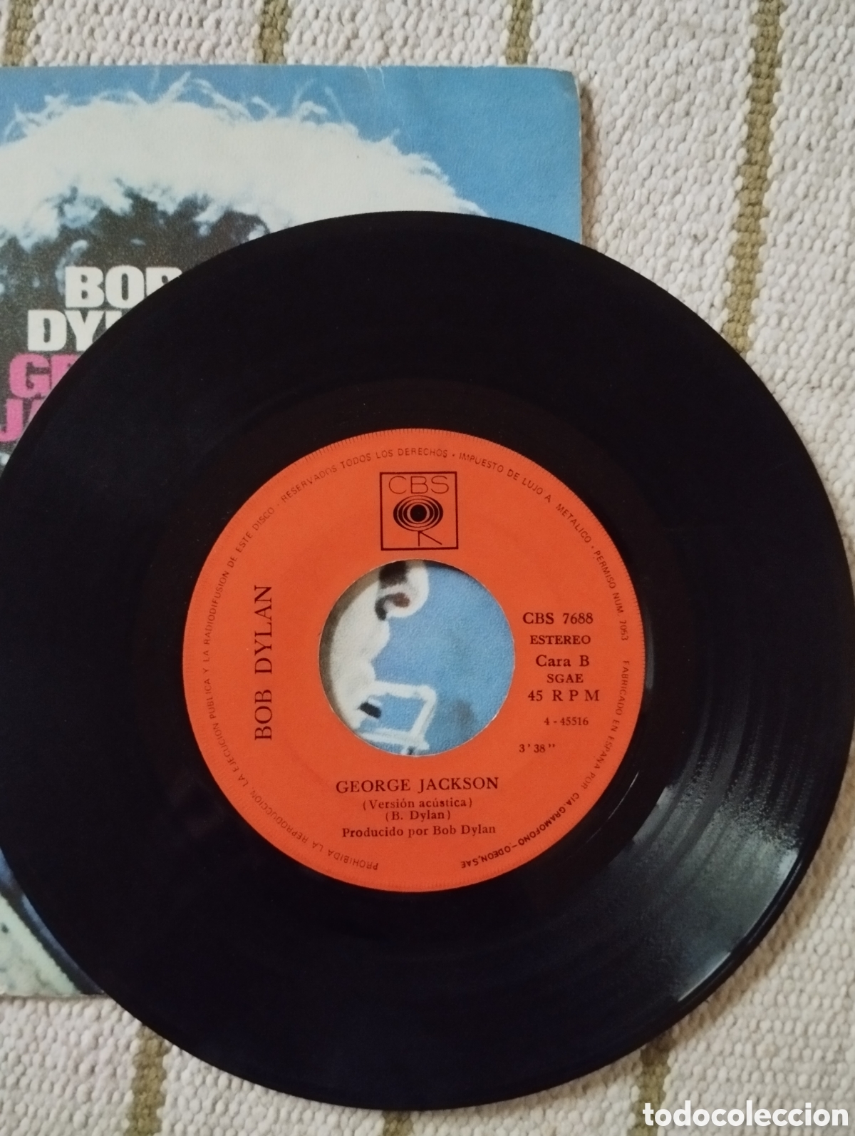 Discos de vinilo: Bob Dylan - George Jackson - single - Foto 4