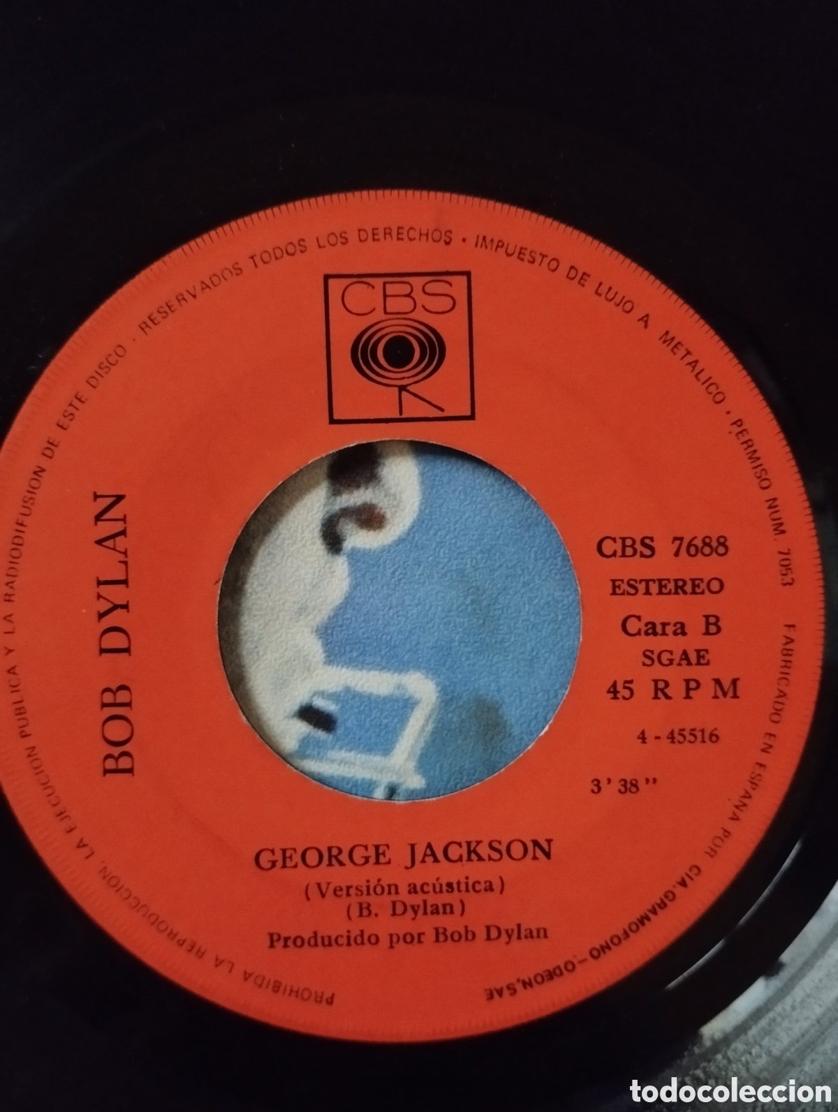 Discos de vinilo: Bob Dylan - George Jackson - single - Foto 5