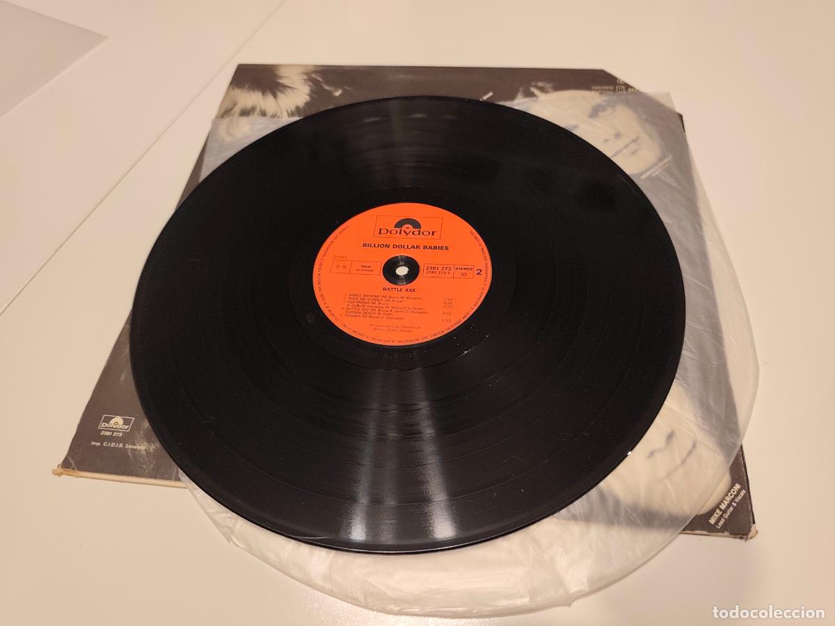 Discos de vinilo: Billion Dollar Babies &ndash; Battle Axe- (1977) LP disco vinilo - Foto 4