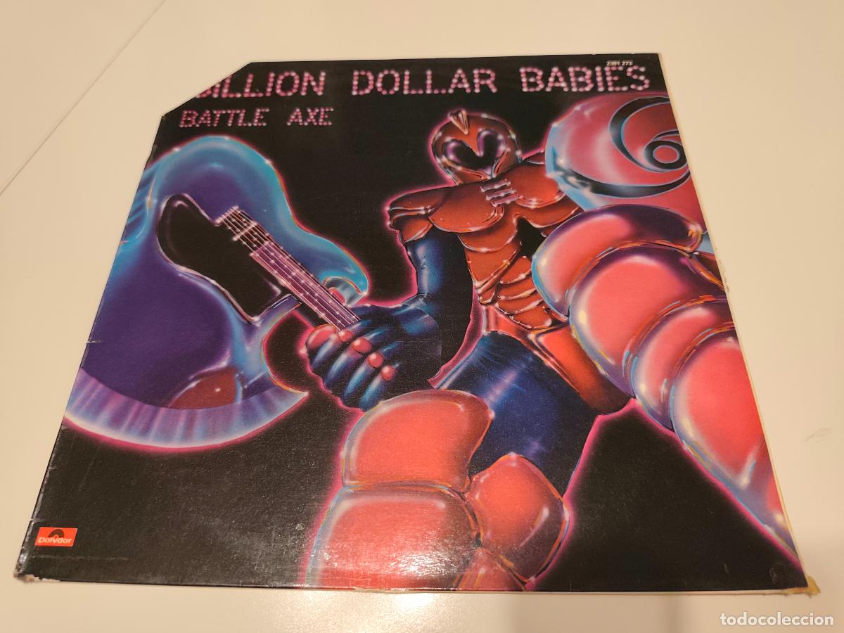 Discos de vinilo: Billion Dollar Babies &ndash; Battle Axe- (1977) LP disco vinilo