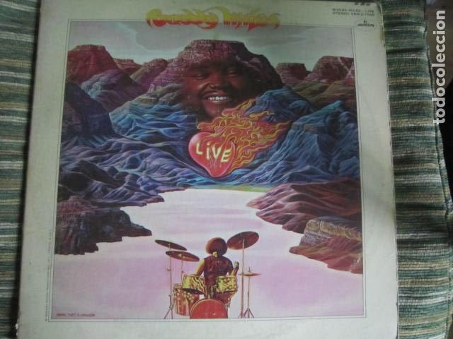 Discos de vinilo: BUDDY MILES - LIVE LP - EDICION U.S.A. - MERCURY RECORDS 1978 - GATEFOLD COVER - SOLO DISCO 2